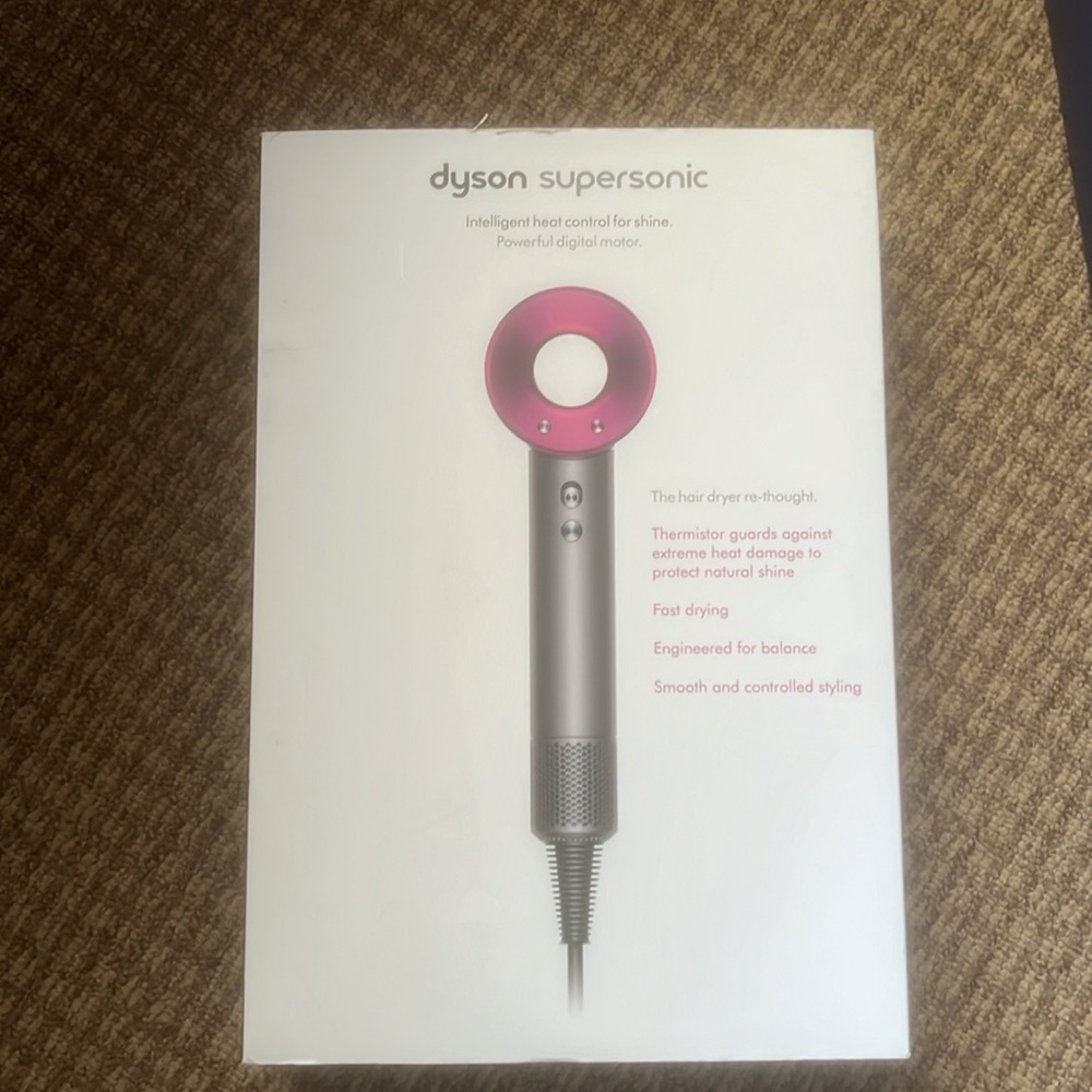 Dyson Supersonic Hair Dryer, Iron/Fuchsia